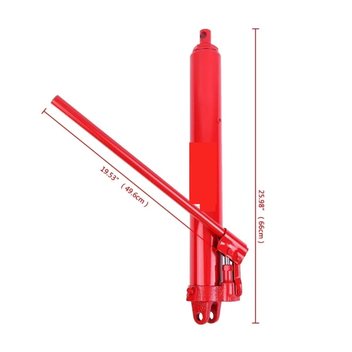 Cric hydraulique, 1Set 8 Ton Hydraulic Jack Repair Tool Long Manual Replacement 8T Engine Lift Hoist