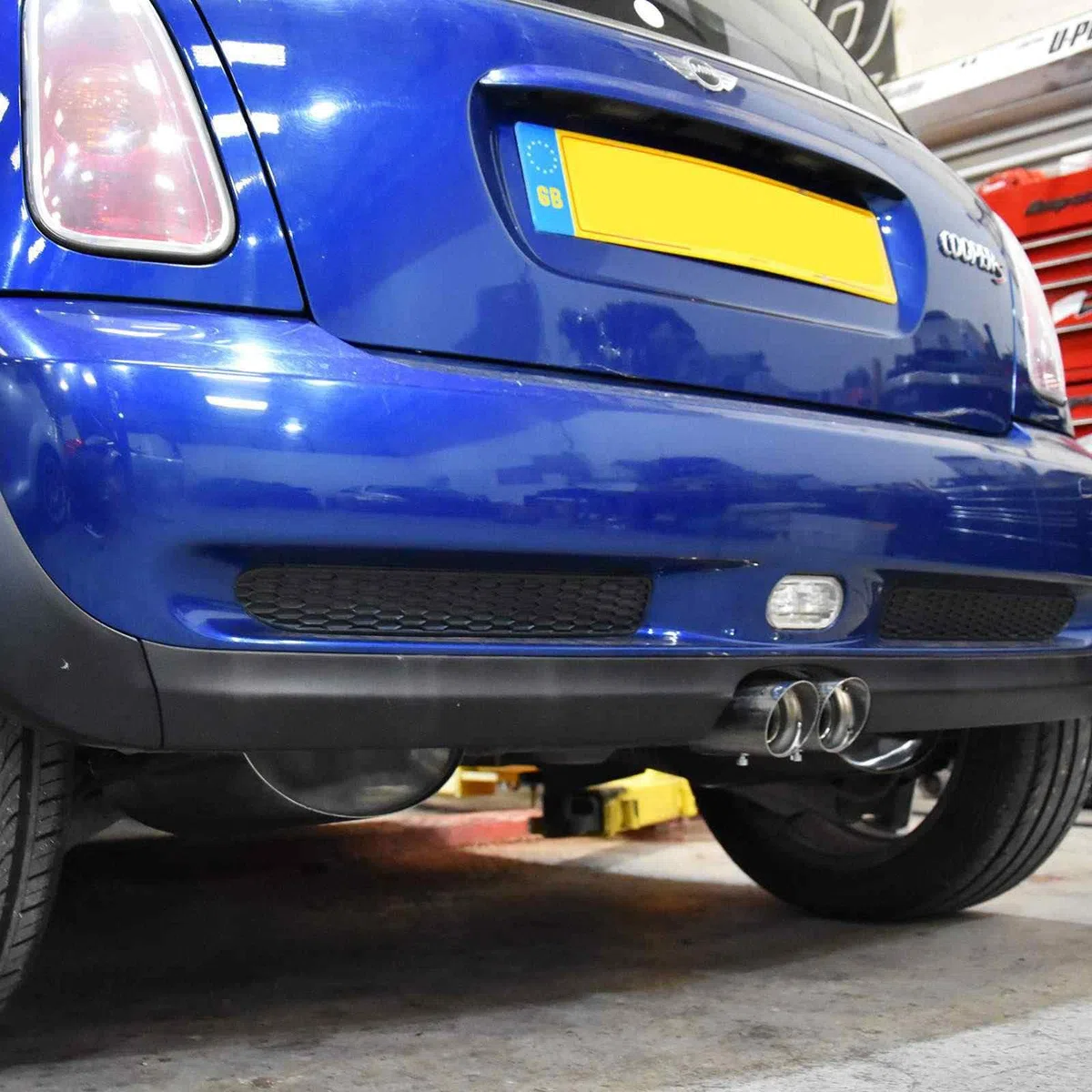 Système d'échappement Catback de 5,7 cm compatible avec Mini Cooper S R53 1.6 modèles 2000-2006 Performance Cat Back Kit d'échappement en acier inoxydable