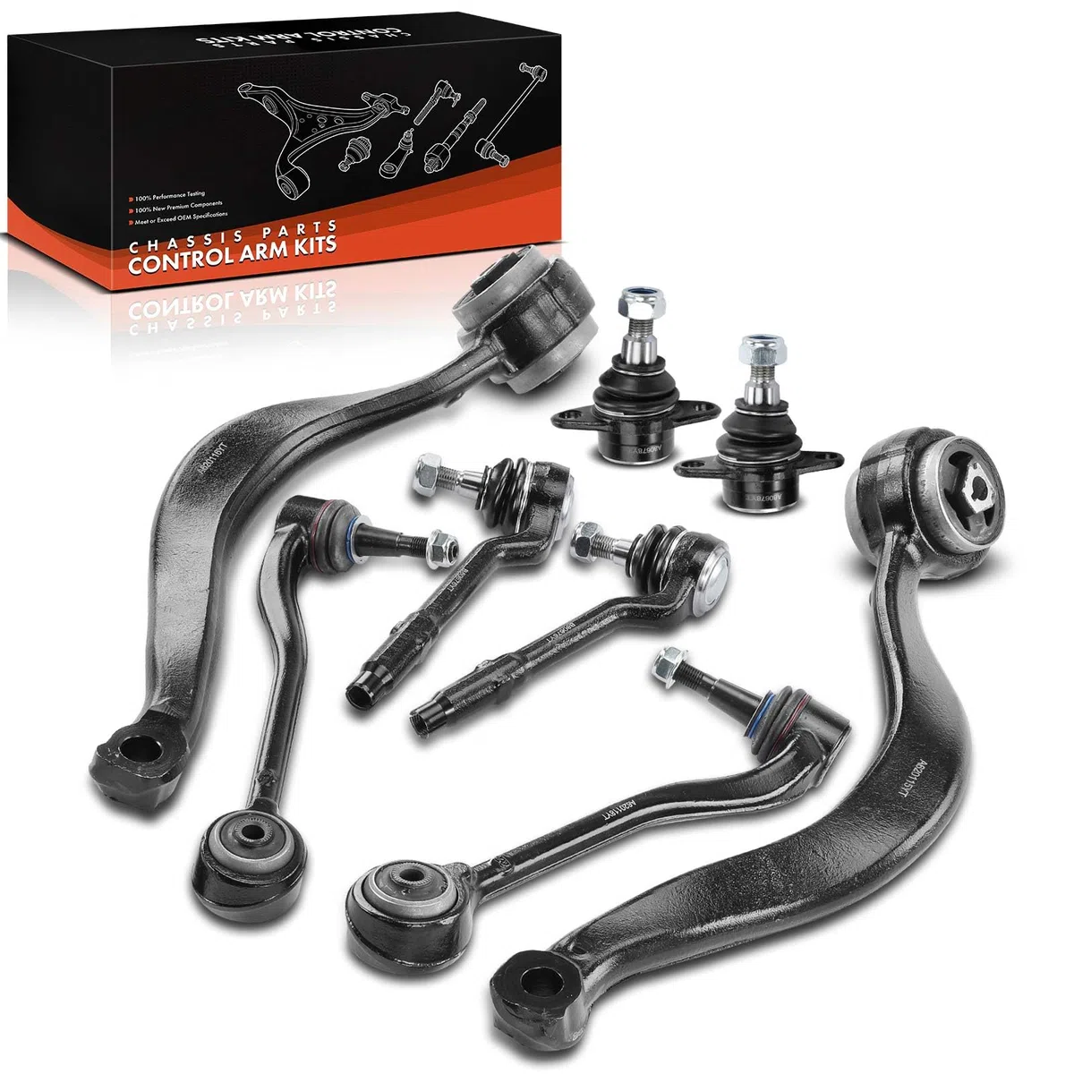 Frankberg Kit de 8 bras de suspensionbiellettes de barre stabilisatrice