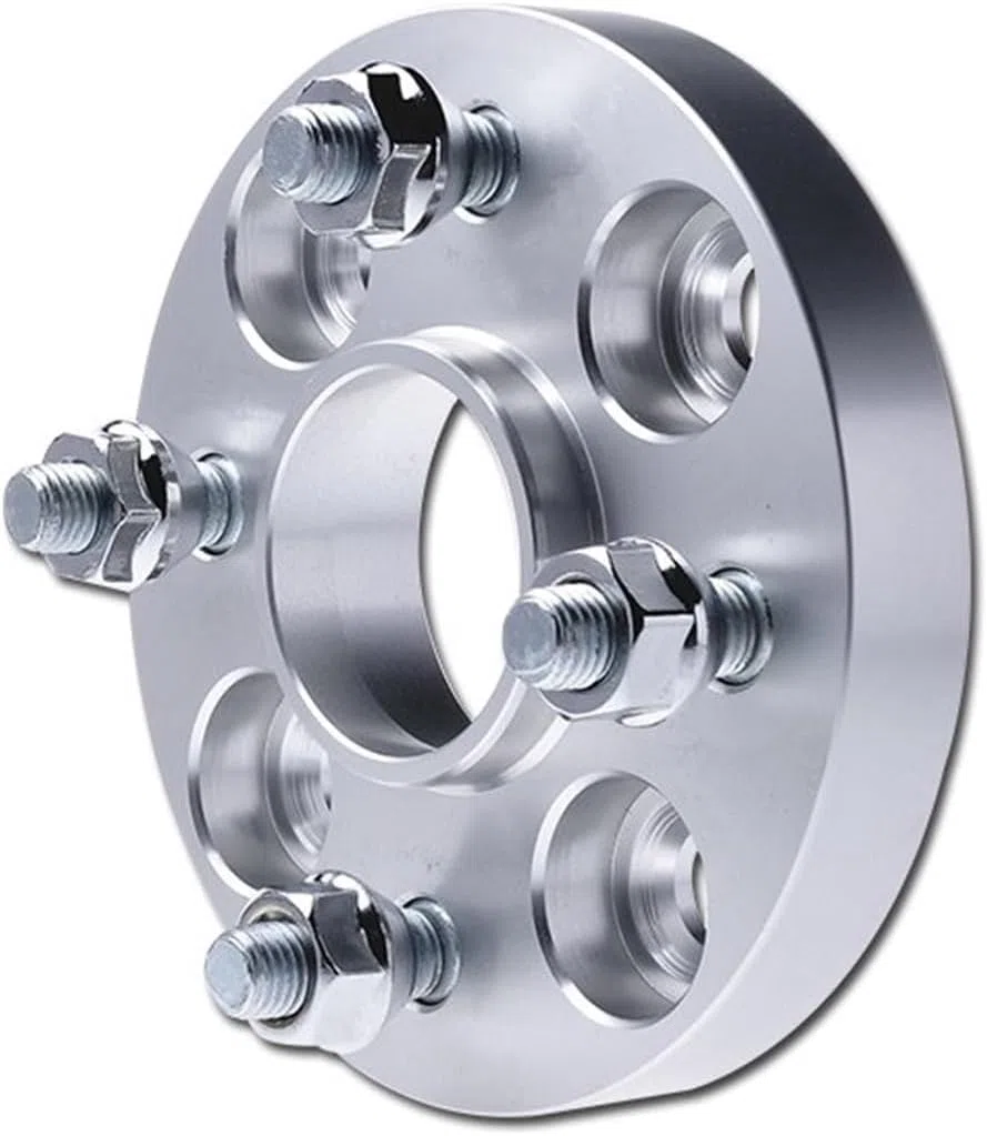 Entretoises de roue Adaptateur d'entretoise de roue PCD 4x114.3 CB 66.1mm pour Renault pour Scala pour Samsung SM3 en aluminium forgé 2 pièces entretoises(Silver 20mm 2pcs)