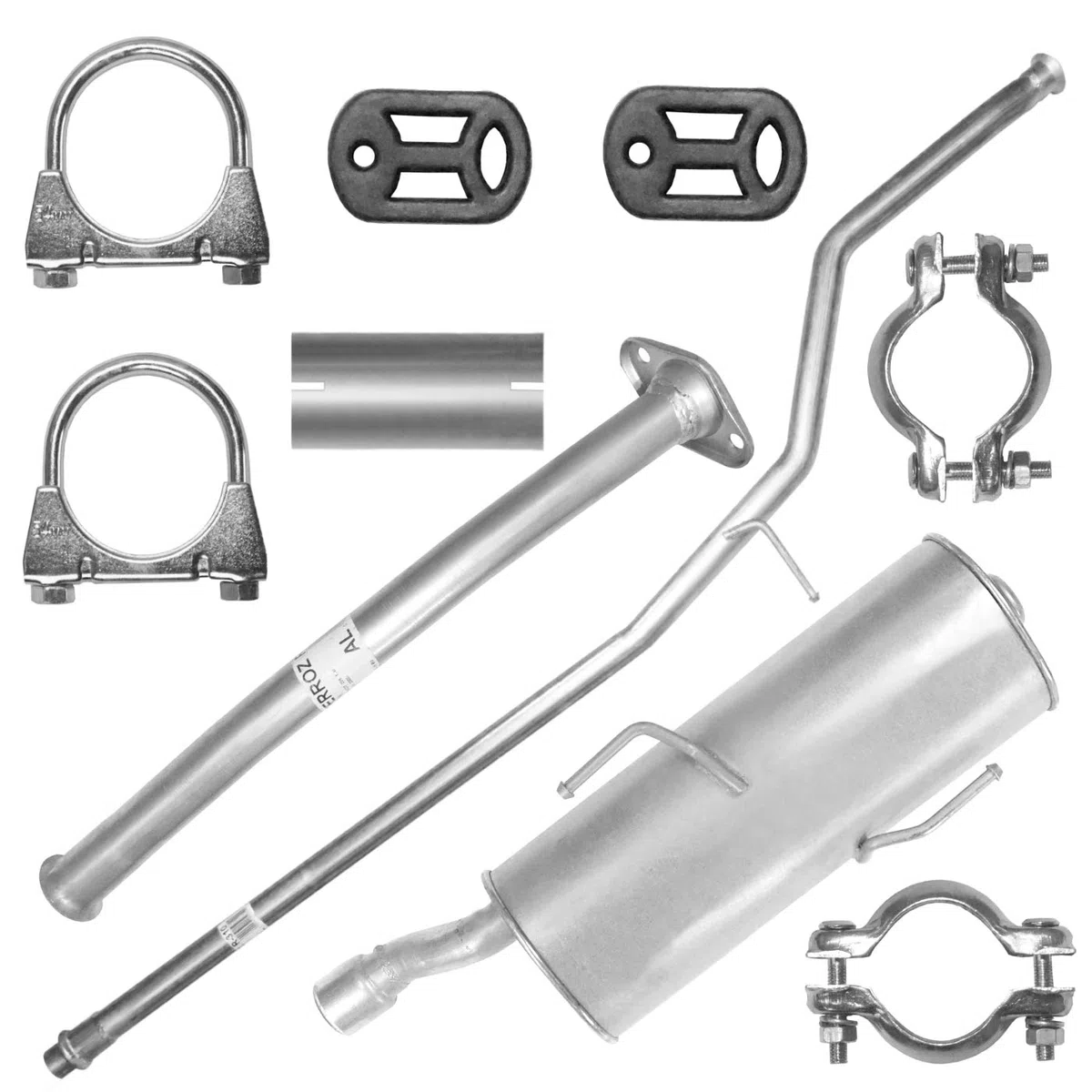 FERROZ Pot d’échappement pour Peugeot 206 1998-2009