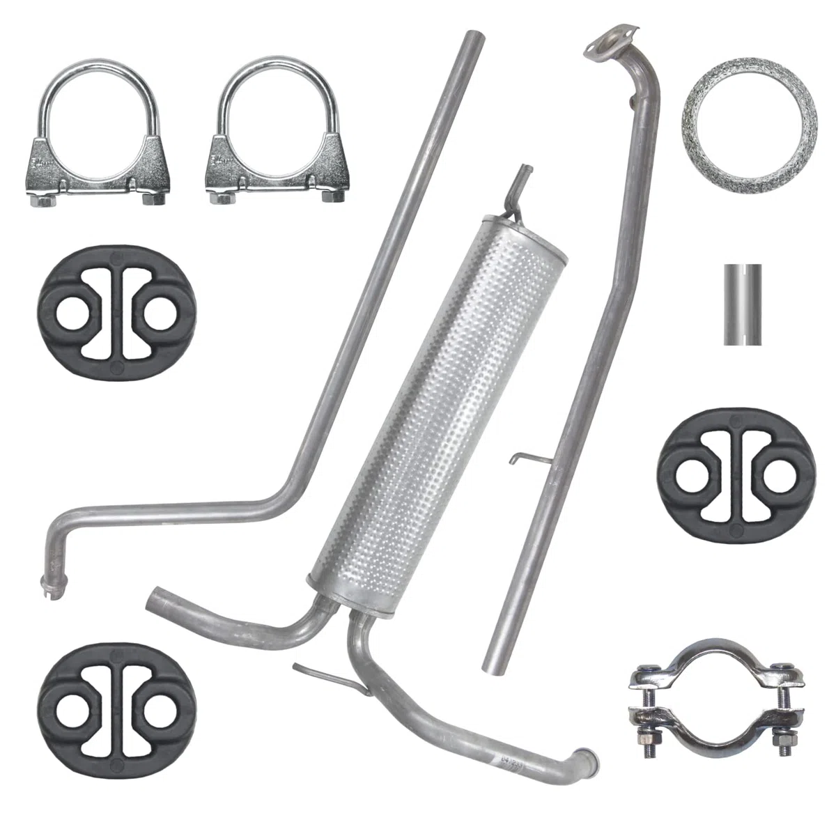 POLMOstrow Pot d’échappement pour Citroen C1 1 I 2005-2014