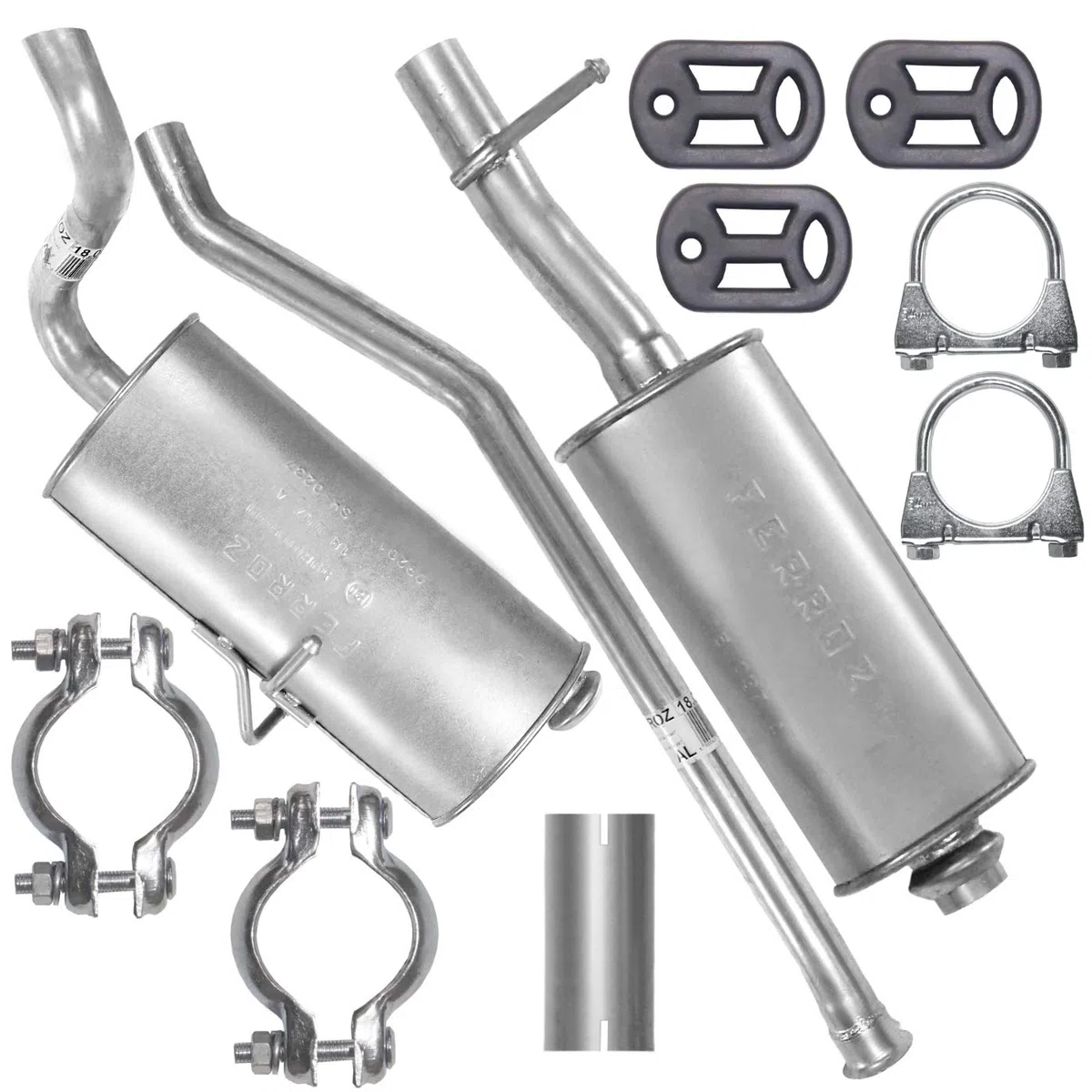 FERROZ Pot d’échappement pour Citroen Berlingo I 1 1996-2009