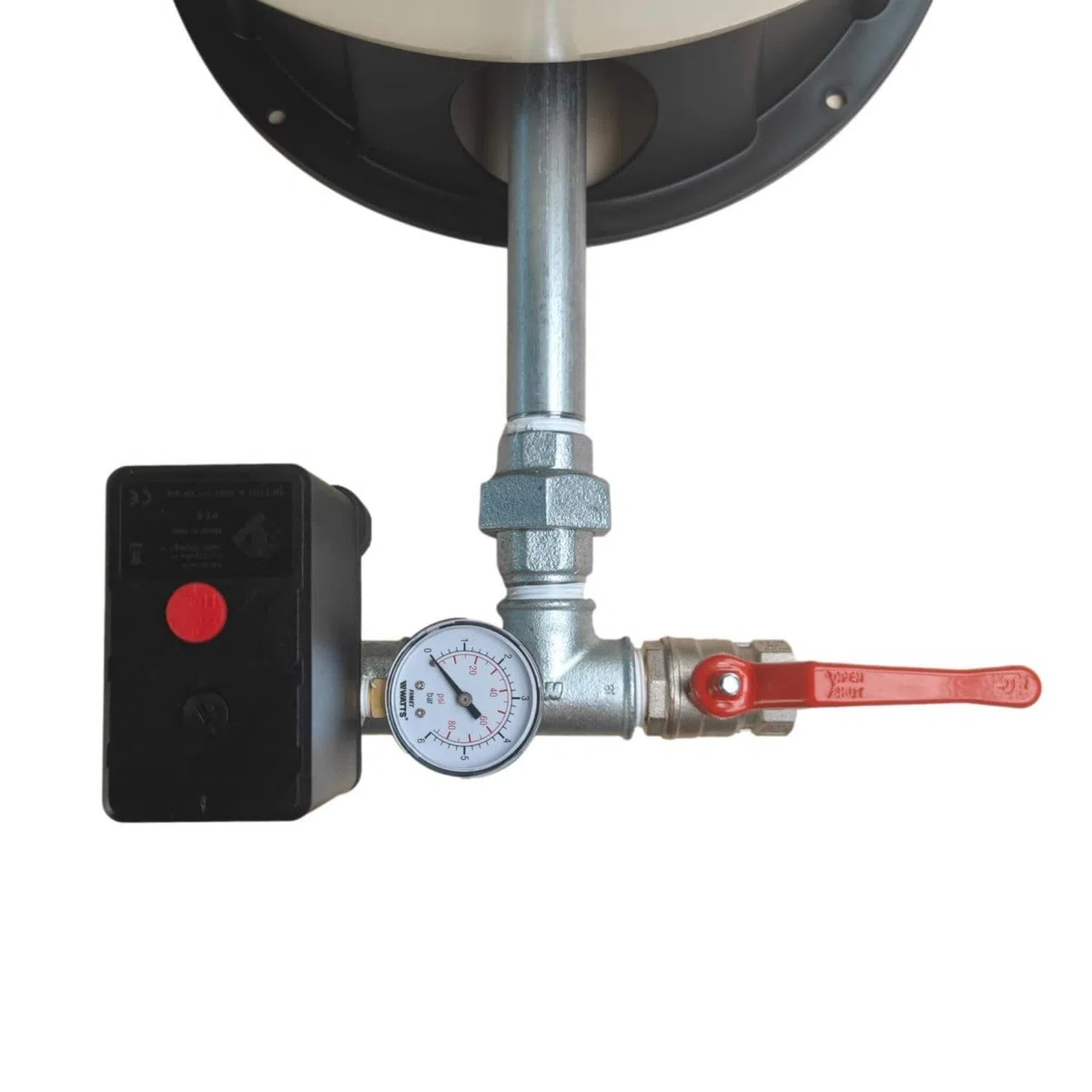 Kit Complet Ballon Surpresseur à Diaphragme Gcb 300l Vertical